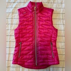 RLX Ralph Lauren Ladies Hot Pink Down Vest - Size Small
